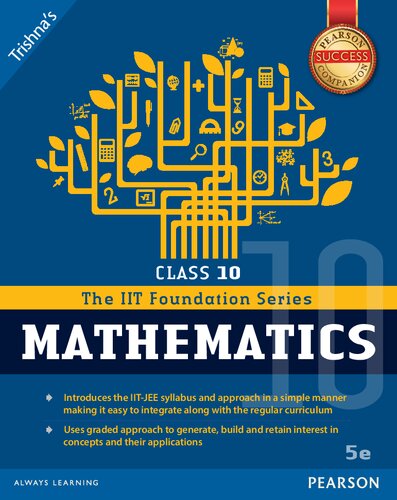 Mathematics, Class 10 (The IIT Foundation Series)