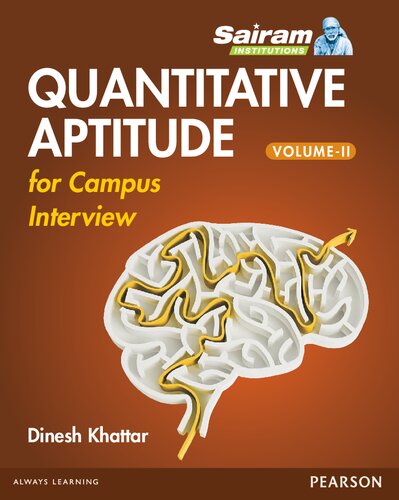 QUANTITATIVE APTITUDE, Vol. 2.