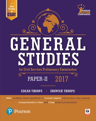 General Studies Paper II : Civil Services Preliminary Examination 2017.