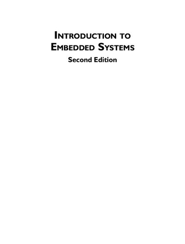 Introduction To Embedded Systems, 2 Ed