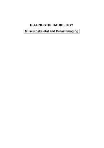 Diagnostic Radiology