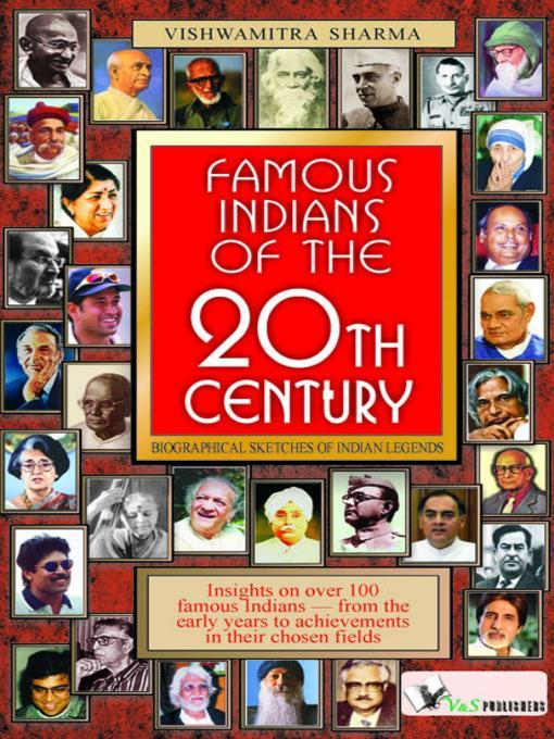 Famous Indians of the 20th Century