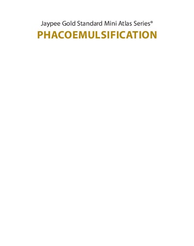 Jaypee Gold Standard Mini Atlas Series Phacoemulsification