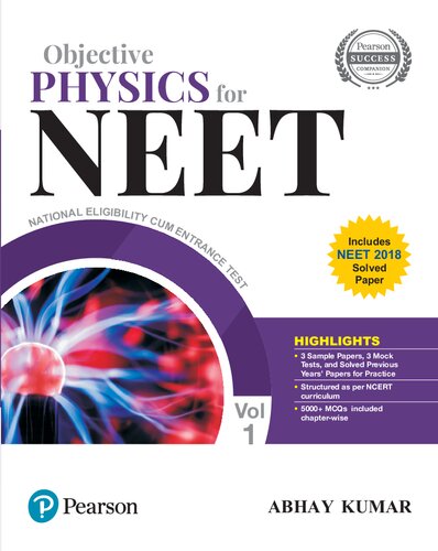 Objective Physics for NEET Vol I