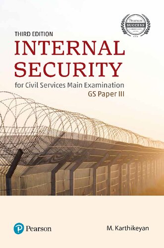 Internal Security | For Civil Services Main Examination | GS Paper 3 | Third Edition | By Pearson