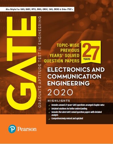 GATE 2020 Electronics and Communication Engineering Previous Years' Solved Question Papers