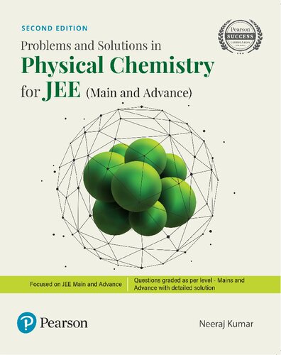 Problems and Solutions in Physical Chemistry | For JEE Main and Advanced | Second Edition | By Pearson