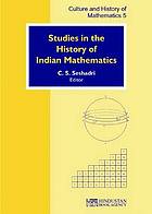 Studies in the History of Indian Mathematics