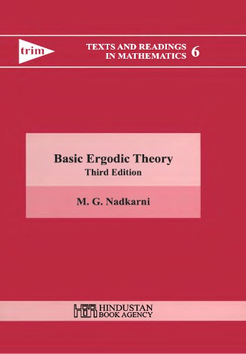 Basic Ergodic Theory (Texts and Readings in Mathematics)