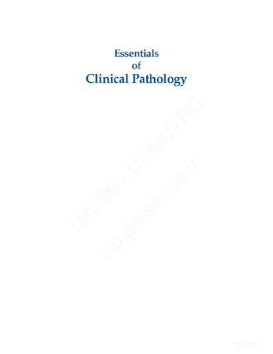 Essentials of Clinical Pathology