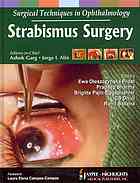 Surgical Techniques In Ophthalmology Strabismus Surgery