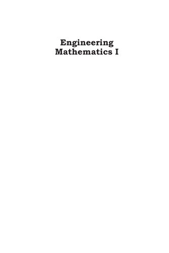 Engineering Mathematics I