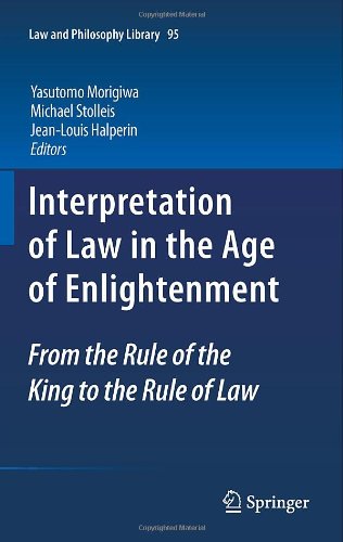 Interpretation Of Law In The Age Of Enlightenment