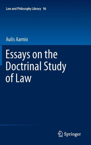 Essays on the Doctrinal Study of Law