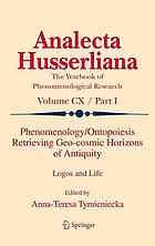 Phenomenology/Ontopoiesis Retrieving Geocosmic Horizons of Antiquity