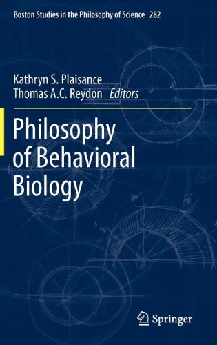 Philosophy Of Behavioral Biology (Boston Studies In The Philosophy Of Science)