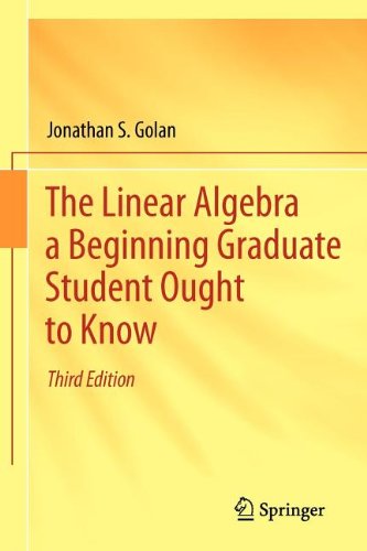 The Linear Algebra a Beginning Graduate Student Ought to Know