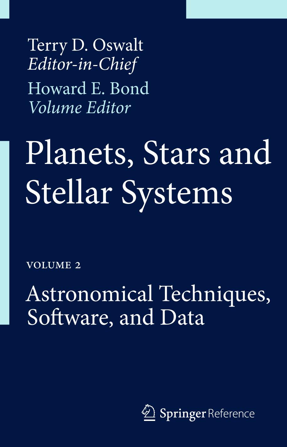 Planets, Stars and Stellar Systems