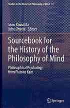 Sourcebook for the History of the Philosophy of Mind