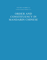 Order and Constituency in Mandarin Chinese