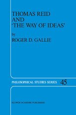 Thomas Reid and 'The Way of Ideas'