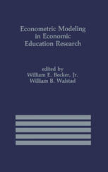 Econometric Modeling in Economic Education Research