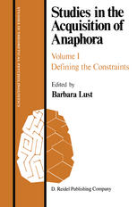 Studies in the acquisition of anaphora