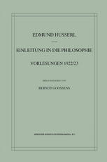 Einleitung in die Philosophie : Vorlesungen 1922/23