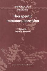 Therapeutic immunosuppression