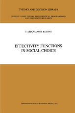 Effectivity Functions in Social Choice