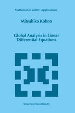 Global Analysis in Linear Differential Equations.