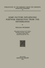 Some Factors Influencing Postwar Emigration from the Netherlands