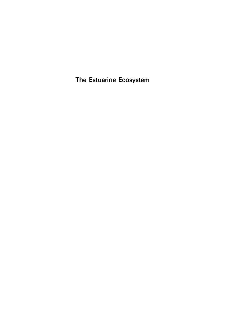 The Estuarine Ecosystem