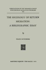 The Sociology of Return Migration