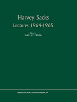 Harvey Sacks Lectures 1964-1965.