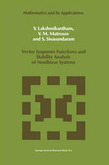 Vector Lyapunov Functions and Stability Analysis of Nonlinear Systems