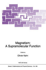 Magnetism : a Supramolecular Function.