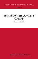 Essays on the Quality of Life.