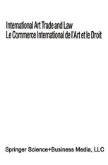 International Art Trade and Law