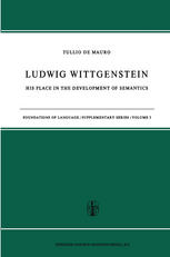 Ludwig Wittgenstein His Place in the Development of Semantics