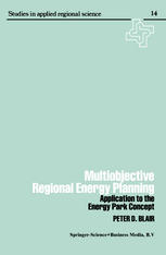 Multiobjective regional energy planning : application to the energy park concept