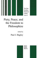 Piety, peace, and the freedom to philosophize