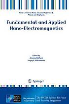 Fundamental and Applied Nano-Electromagnetics