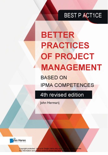 Better Practices of Project Management Based on Ipma Competences - 4th Revised Edition