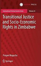 Transitional justice and socio-economic rights in Zimbabwe