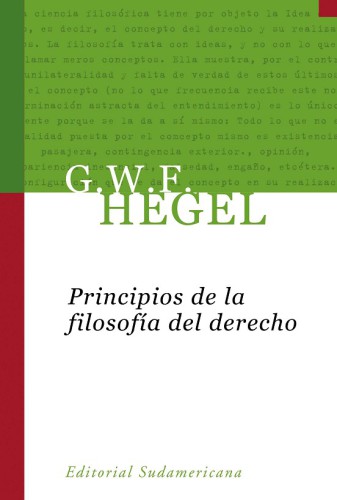 Principios de la filosofía del derecho