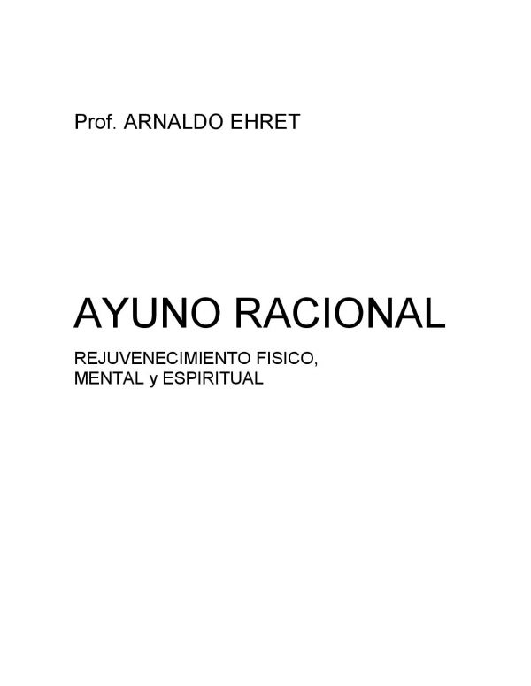 Ayuno Racional