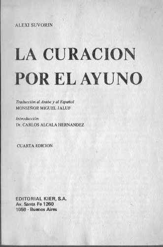 La curacion por el ayuno