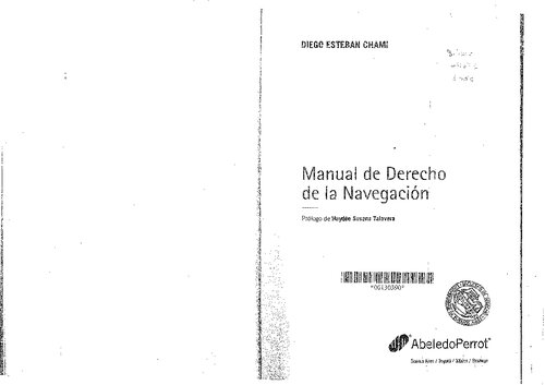 Manual de derecho de la navegación