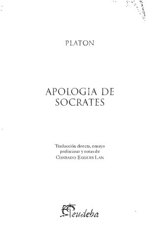 Apologia de Socrates